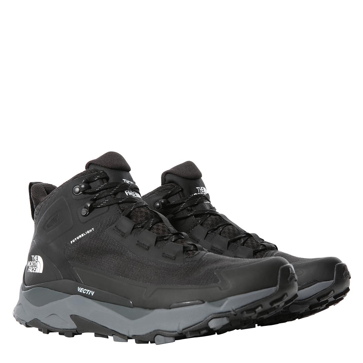 THE NORTH FACE Men's Retro Hiking Boot, TNF Black Zinc Grey, 9.5