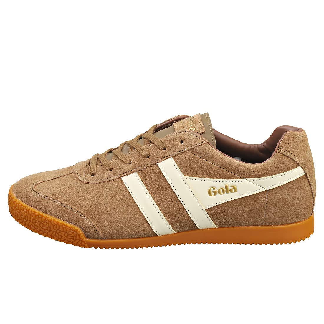 Gola Men's Harrier Fashion Sneaker 8 Tobacco/Off-white