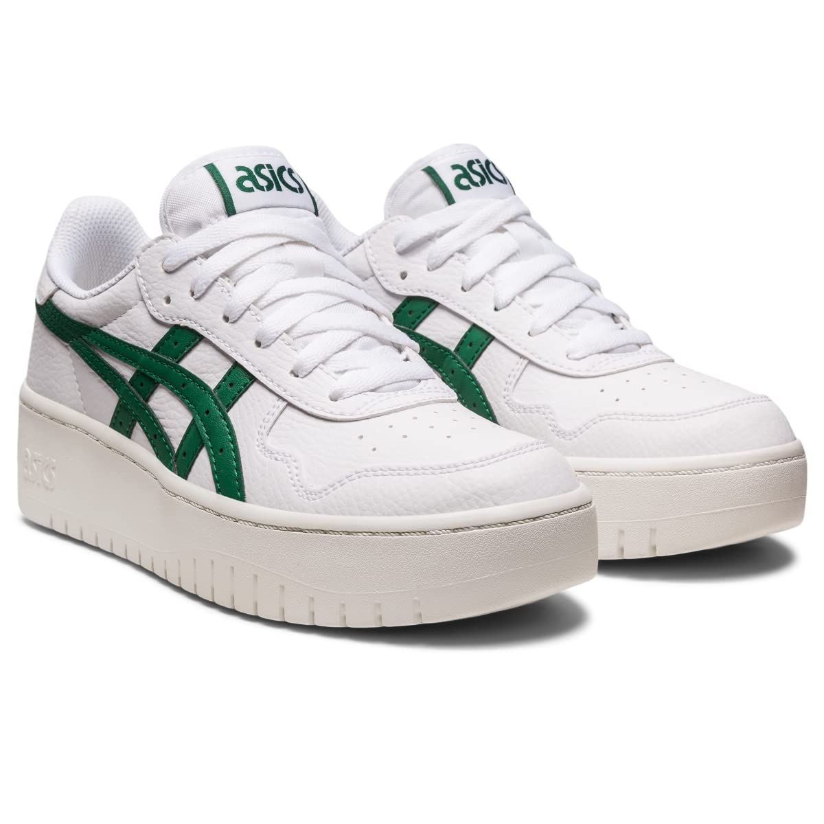 ASICS Women's Japan S PF Sportstyle Shoe 9.5 White/Shamrock Green