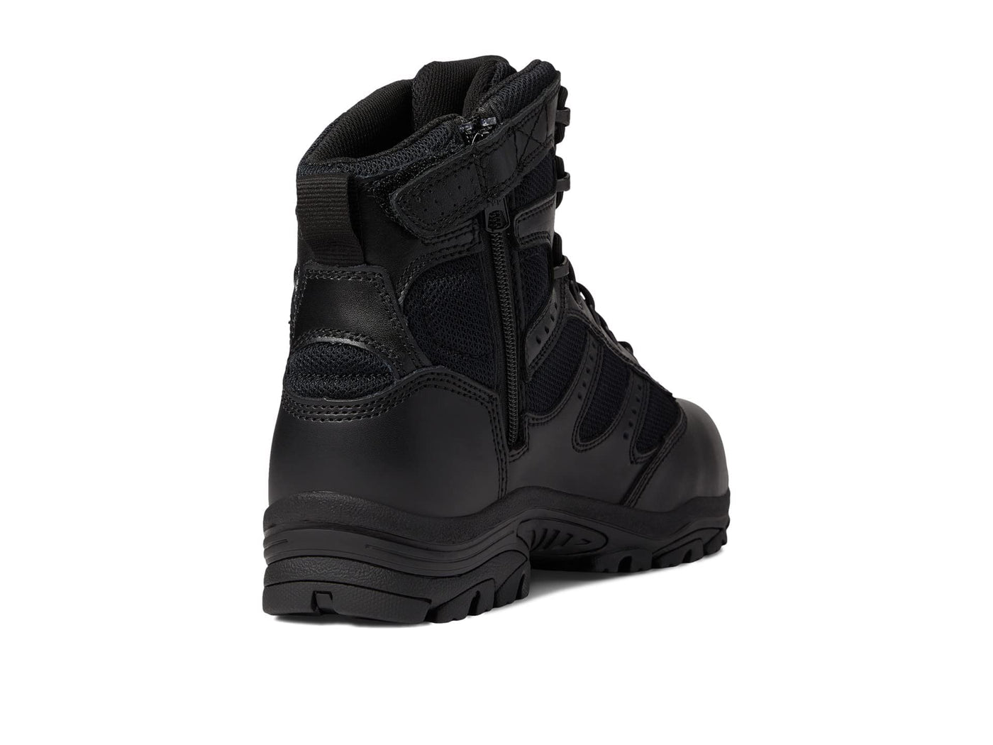 Thorogood Deuce 6” Waterproof Side-Zip Black Tactical Boots for Men and Women with Composite Safety Toe, Full-Grain Leather, and Slip-Resistant Outsole; BBP & EH Rated, Black - 11.5 W US