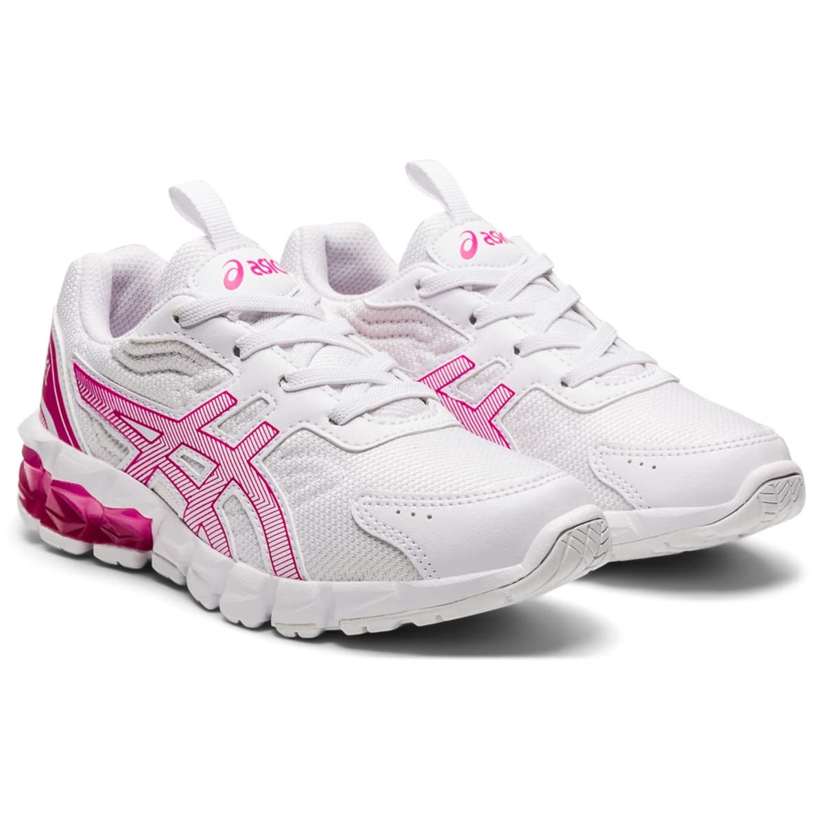 ASICS Kid's Gel-Quantum 90 3 Pre-School Sportstyle Shoes 12 Little Kid White/Pink Rave