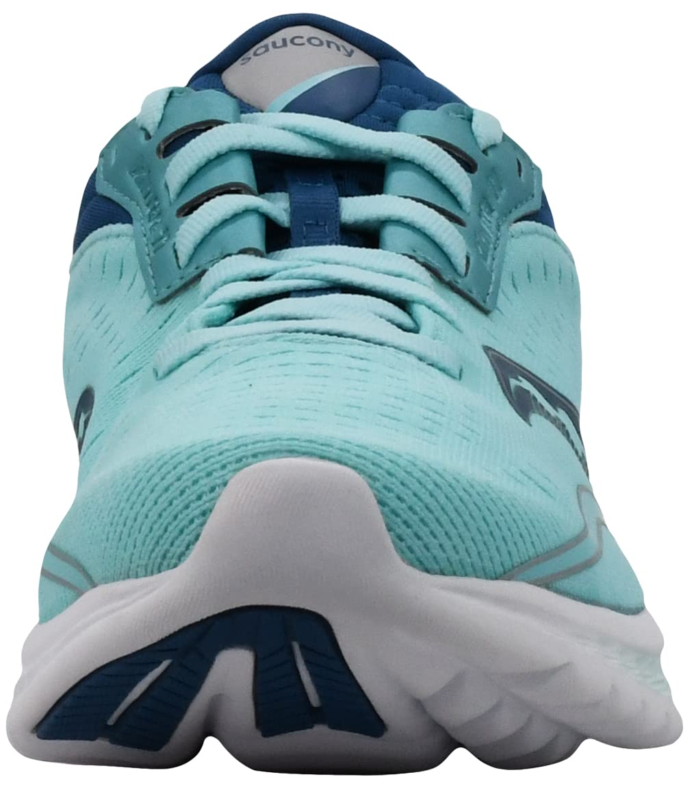 Saucony Women's S10552-25 Kinvara 11 Running Shoe, Aqua/Blue - 12 W US