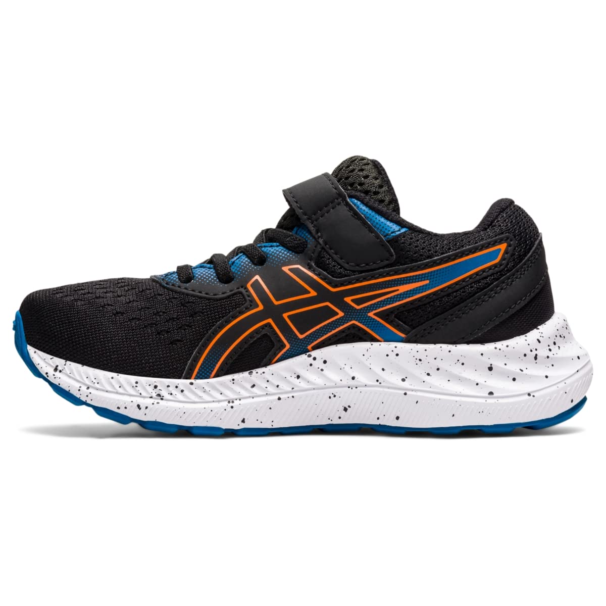 ASICS Kid's PRE Excite 8 Pre-School Running Shoe, K11, Black/Marigold Orange