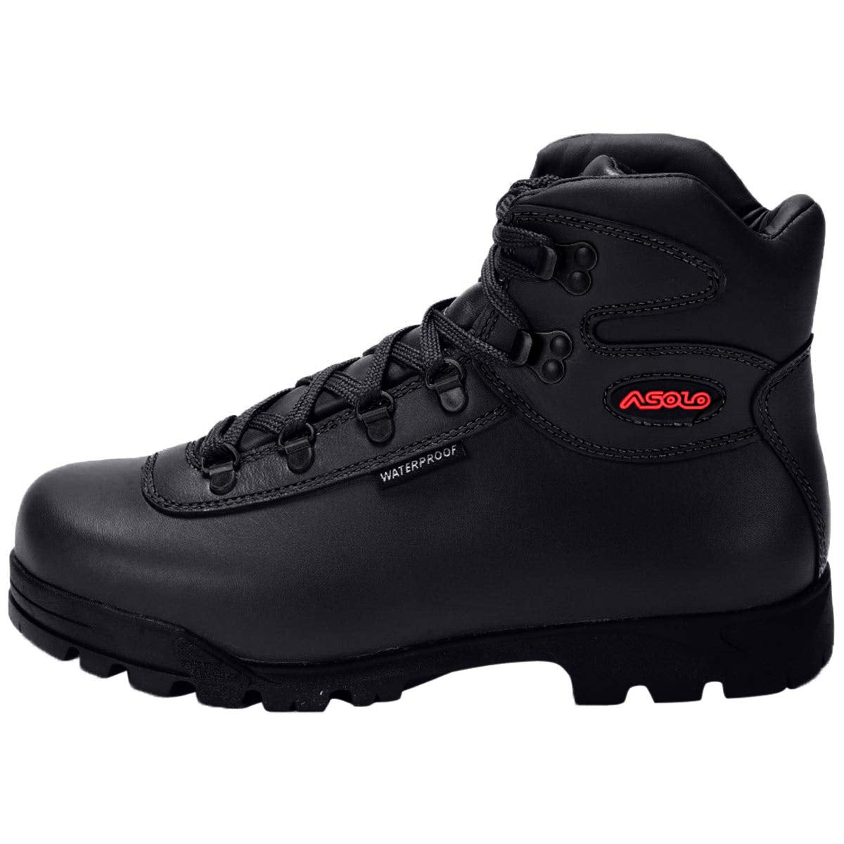 Asolo Mens Skyriser/Sunrise/Supremacy/Welt High Hiker Boot,Black/Suede/Supremacy Hi,9