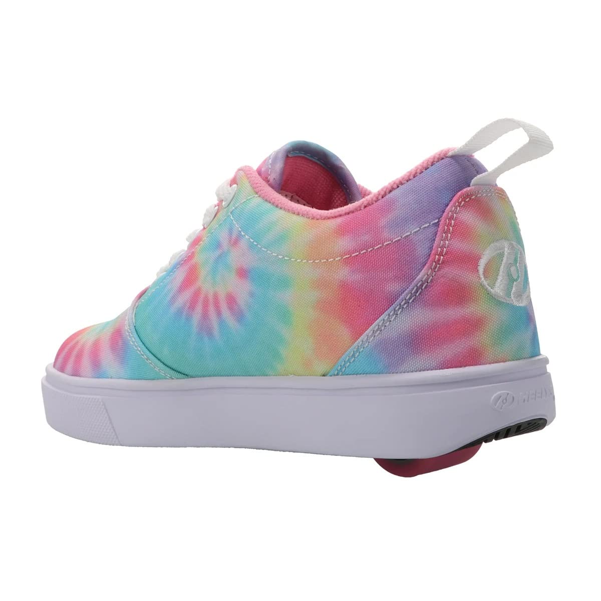 HEELYS Youth Girls Pro 20 Prints Ivory Ella Wheels Skate Sneaker Shoes (3, Tie-dye/Multi, Numeric_3)