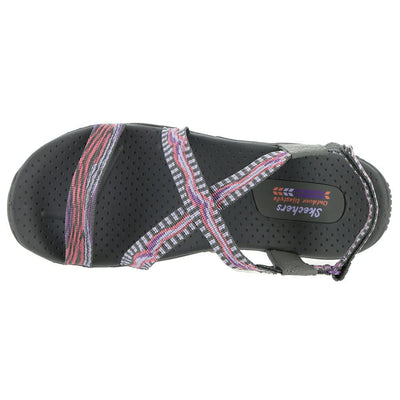 Skechers USA Reggae Sandal 163303 Womens Sandal 11 BM US GreyPurple