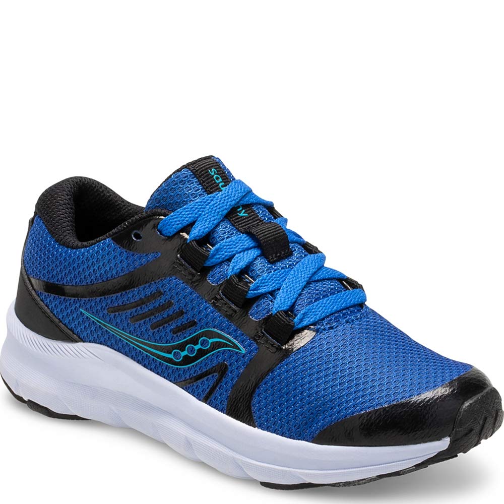 Saucony Kids Boy's Inferno Lite (Little Kid/Big Kid) Black/Blue 11.5 Little Kid