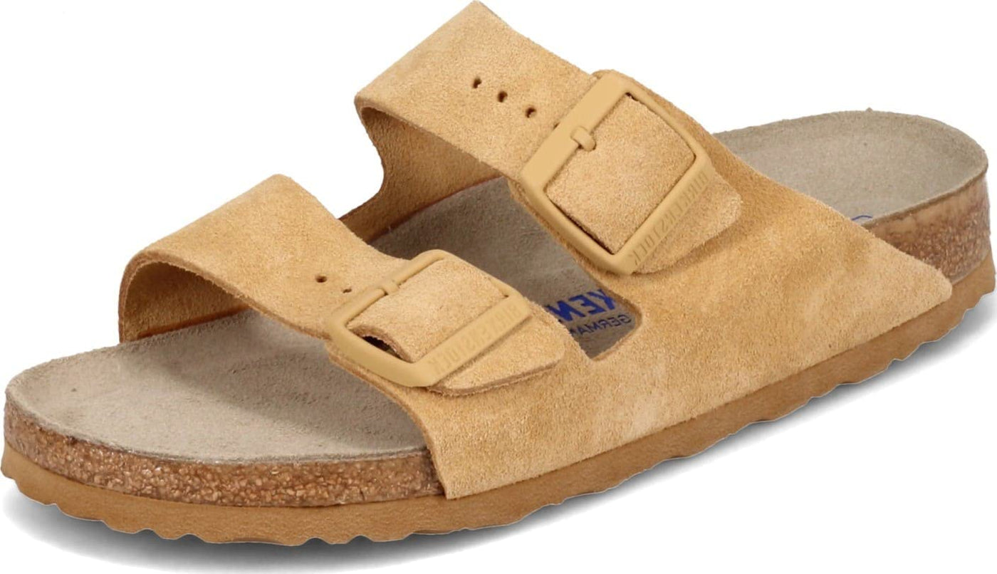 Birkenstock Unisex Arizona Soft Footbed Latte Cream Suede 37 N EU Women's 6-6.5 US/Men's 4-4.5 US