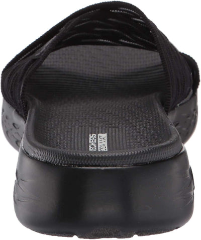 Skechers Women's On The Go 600 - Sunrise Slide Sandal 6 Black