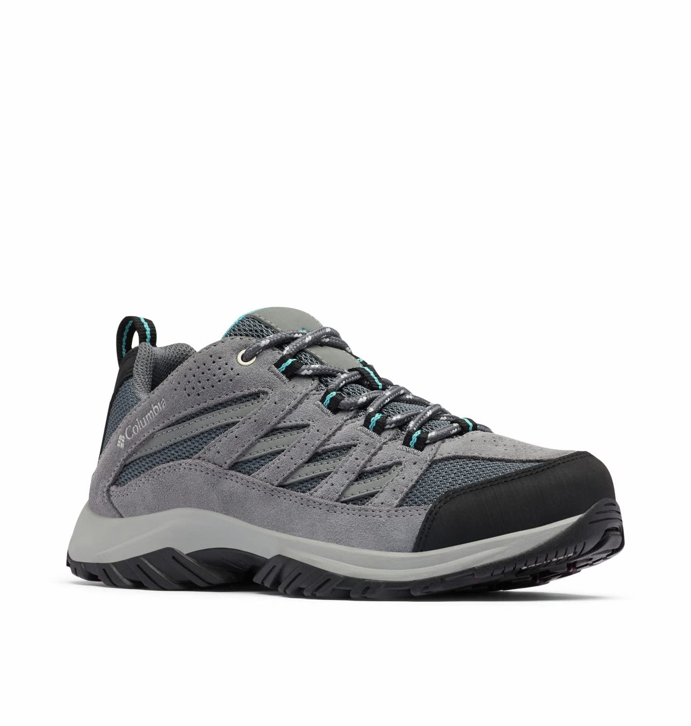 Columbia Women's Crestwood Waterproof Hiking Shoe 9.5 Graphite, Pacific Rim