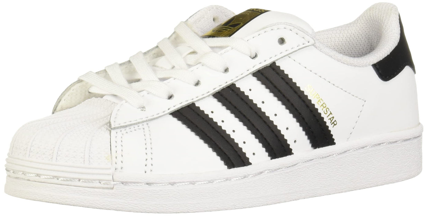 adidas Boy's Superstar El (Infant/Toddler) Sneaker 1 Little Kid White/Black/White