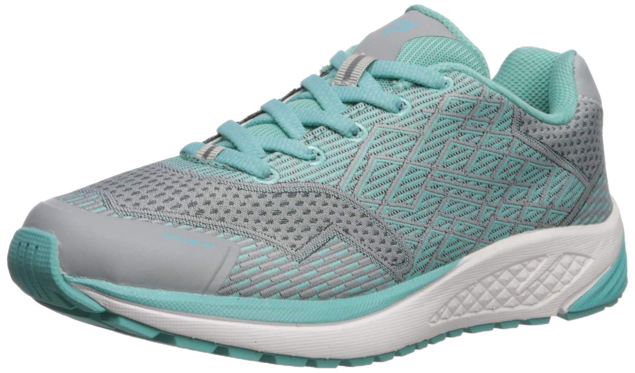 Propét Women's One Running Shoe 8.5 Narrow Grey/Mint