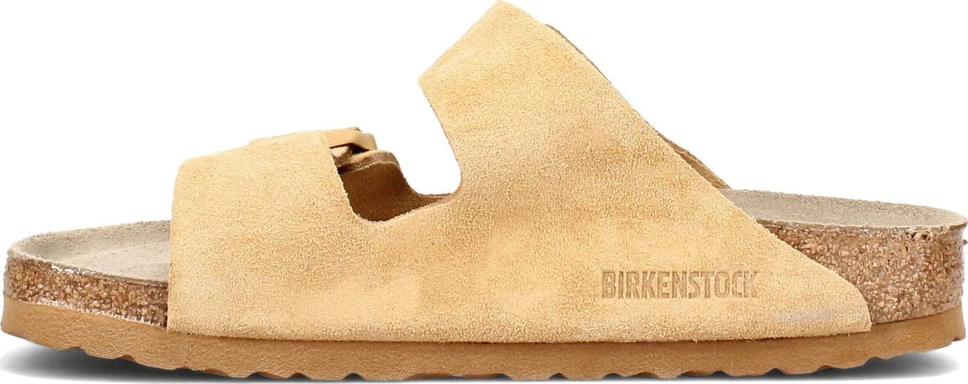 Birkenstock Unisex Arizona Soft Footbed Latte Cream Suede 37 N EU Women's 6-6.5 US/Men's 4-4.5 US