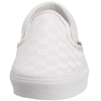 Vans Mens Canvas Skate Slip-On Sneakers White 9.5 Medium (D)