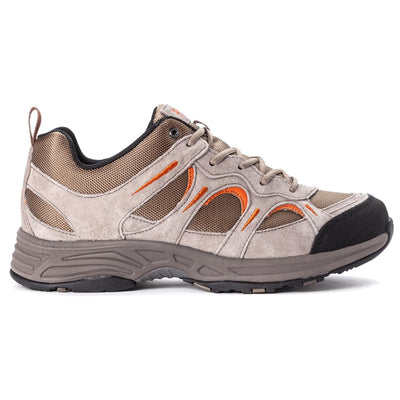 Propét Men's Connelly Hiking Shoe 10 Gunsmoke/Orange