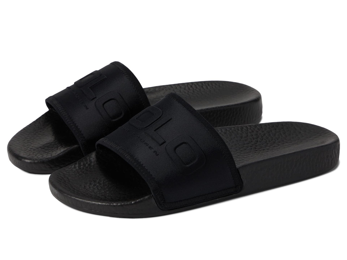 POLO RALPH LAUREN Men's Polo Slide Sandal Black 9 D - Medium