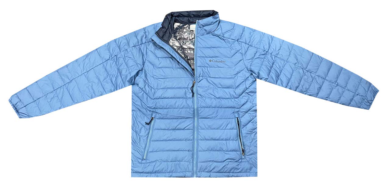 Columbia Men's White Out II Omni Heat Insulated Puffer Jacket (Blue, S)