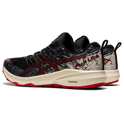 ASICS Men's Fuji Lite 2 Running Shoes, 10.5, Black/Electric RED