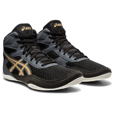 ASICS Kid's Matflex 6 Grade School Wrestling Shoes, K13, Black/Champagne