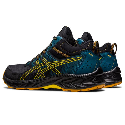 ASICS Men's Gel-Venture 9 Mid Top Running Shoes, 7, Black/Golden Yellow