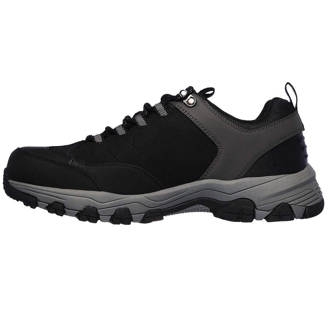 Skechers Men's Selmen-enago Trail Oxford Hiking Shoe, Black, 13