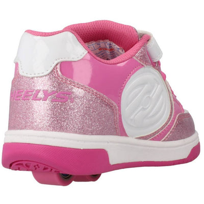 HEELYS Girl's Plus X2 (Little Kid/Big Kid) Light Pink/White 12 Little Kid M