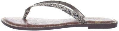 Sam Edelman Women's Skye Flip Flop Sandal 9 Beige Multi