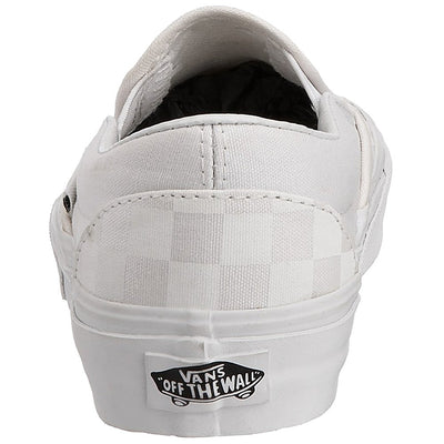 Vans Men's Trainers Slip On, True White Checkerboard, 8 us