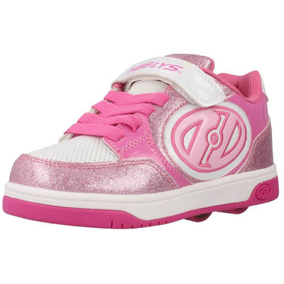 HEELYS Girl's Plus X2 (Little Kid/Big Kid) Light Pink/White 12 Little Kid M