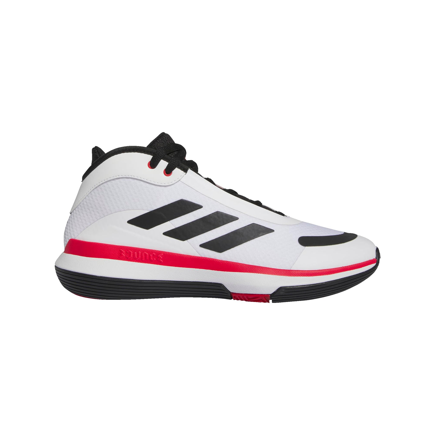 adidas Unisex Bounce Legends Sneaker, White/Core Black/Bright Red, 7.5 US Men