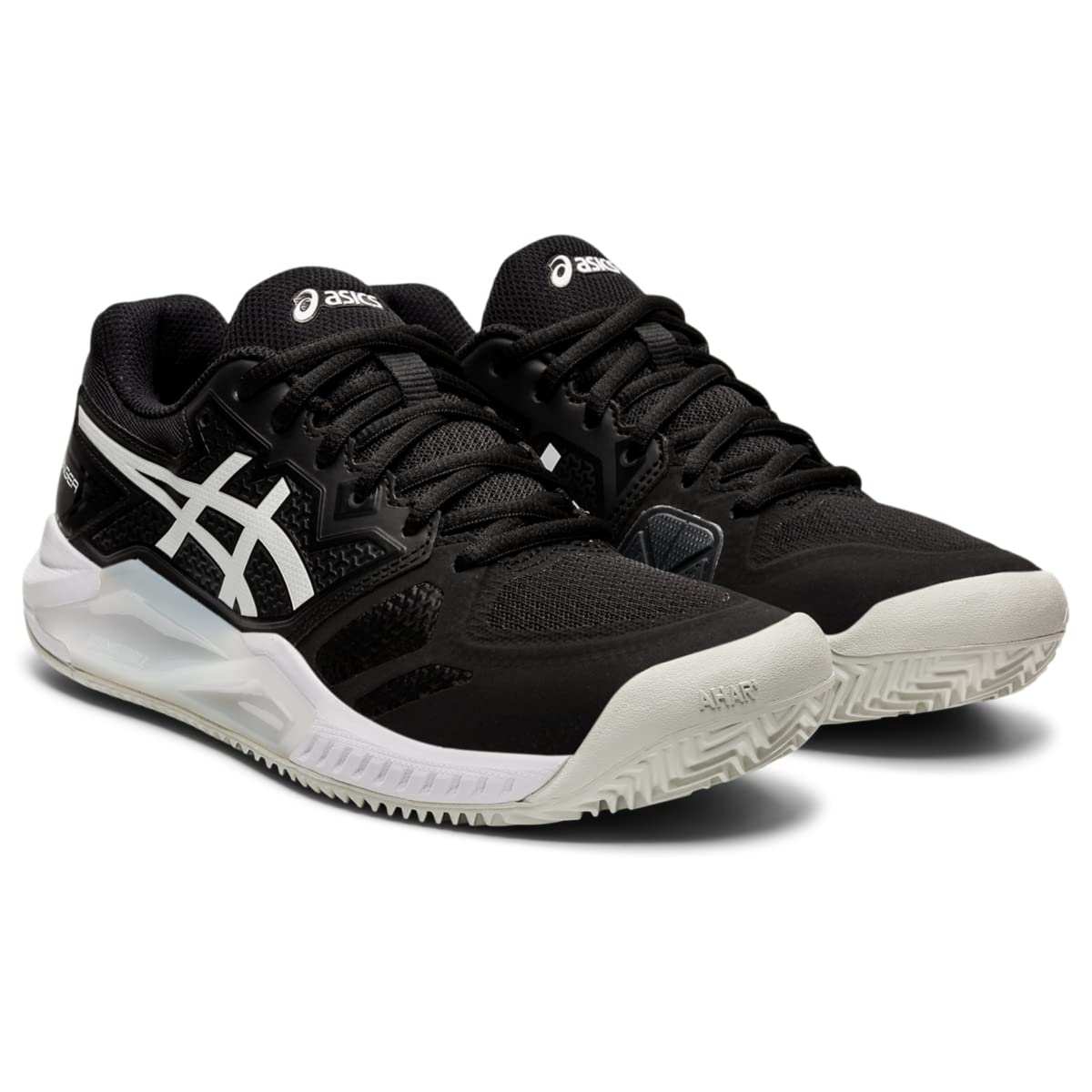 ASICS Women's Gel-Challenger 13 Clay Tennis Shoes, 11.5, Black/White