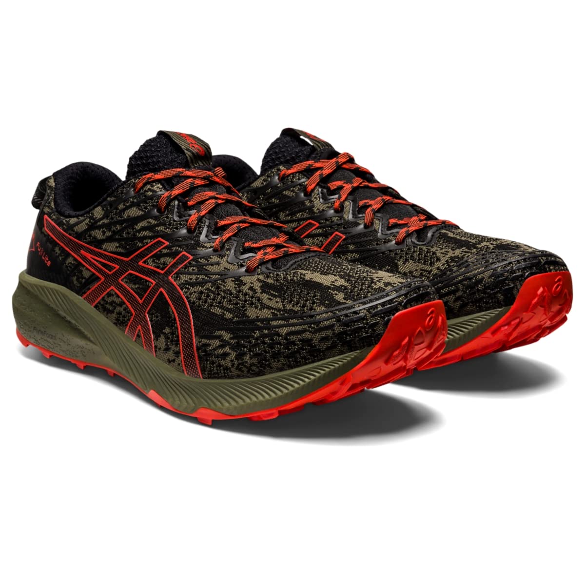 ASICS Fuji Lite 3 Mantle Green/Cherry Tomato 14 D (M)