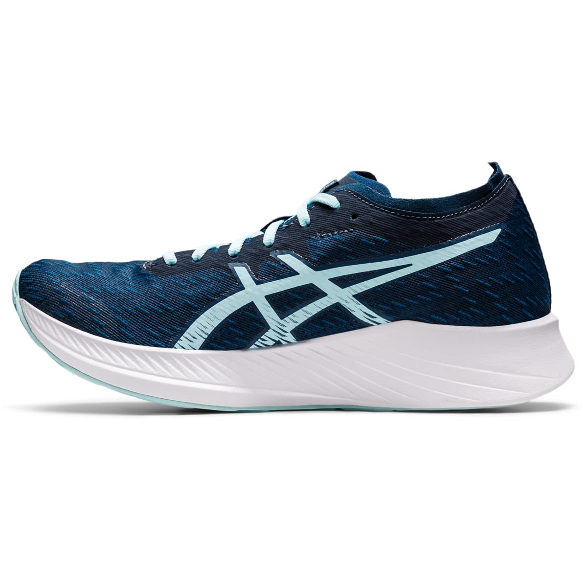 ASICS Women's Magic Speed Running Shoes, 7.5, MAKO Blue/Clear Blue