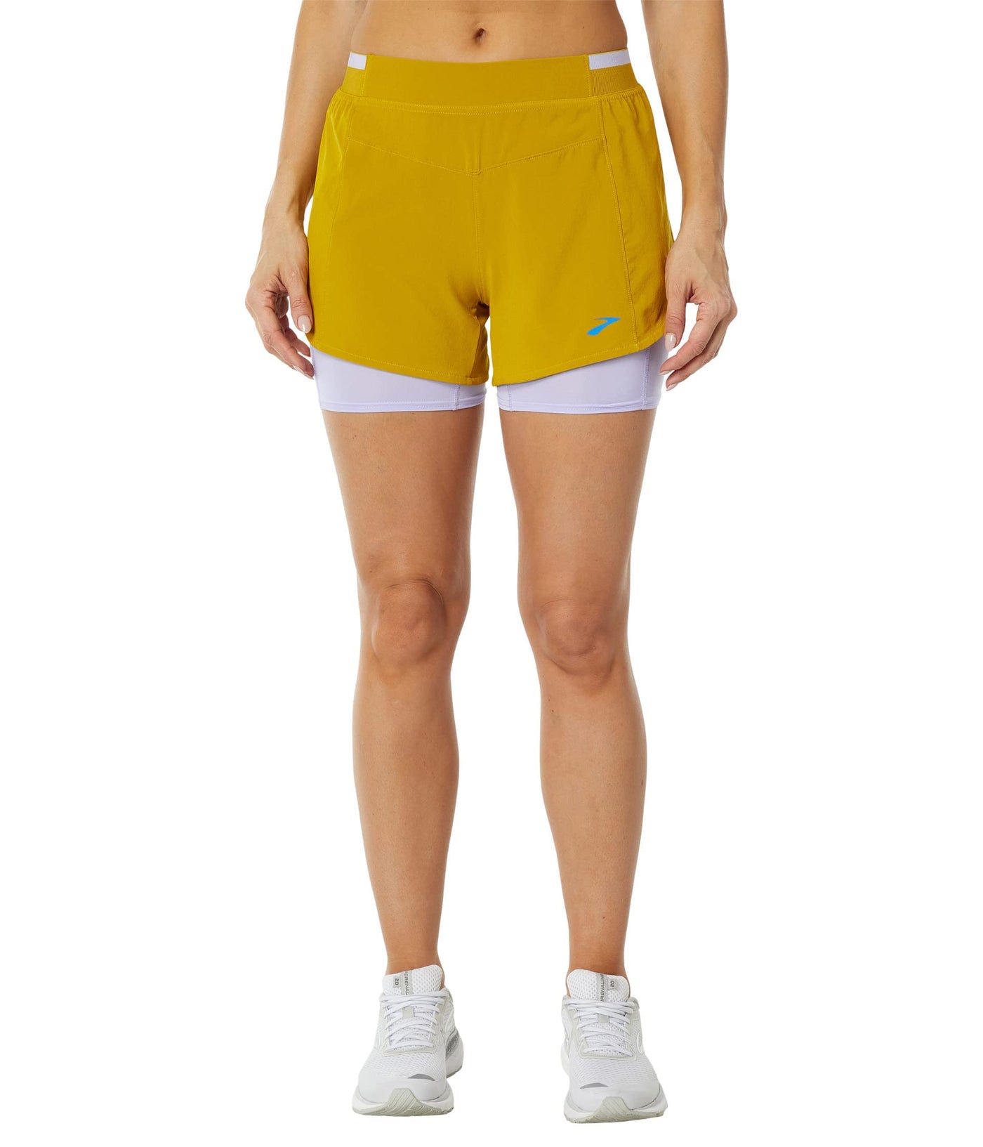 Brooks Run Within 4" 2-in-1 Shorts X-Large Golden Hour/Violet Dash