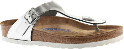 Birkenstock 1003674142 Gizeh SFB Met Silver LTR 42