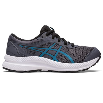 ASICS Kid's Contend 8 Pre-School Running Shoes, 6, Carrier Grey/Island Blue