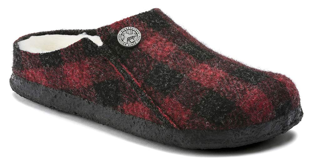 Birkenstock Zermatt Shearling Narrow Kids (2, Plaid Red)