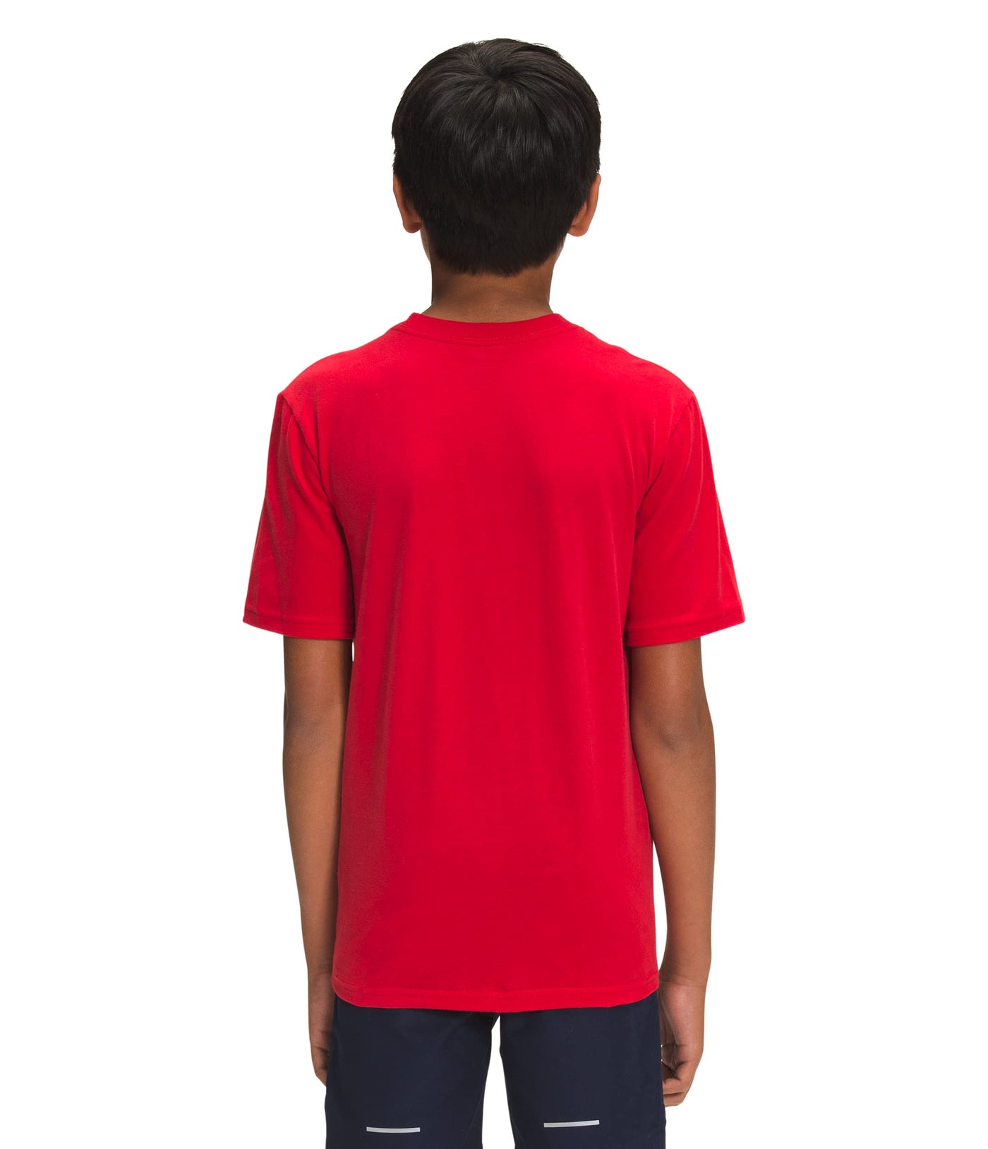 THE NORTH FACE Boys' Short Sleeve Graphic Tee, TNF Red 1, Large