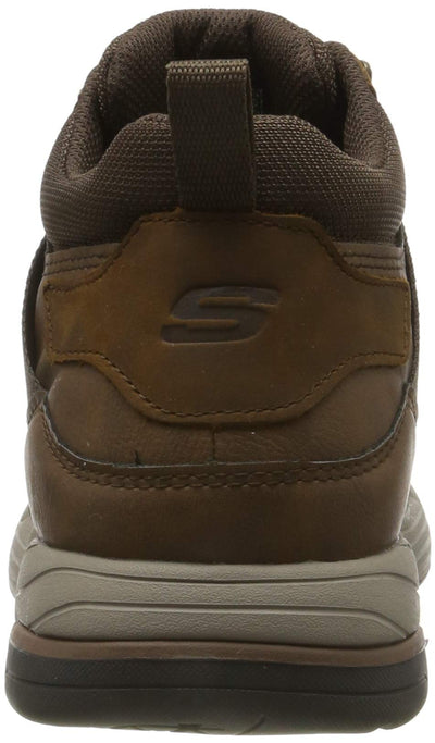 Skechers Relaxed Fit: Metco Dark Brown CDB Mens Ankle Hi Boot Size 9M