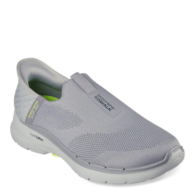 Skechers Men's Gowalk 6 Slip ins Athletic Slip-On Walking Shoe | Casual Sneaker with Memory Foam 9 X-Wide Grey