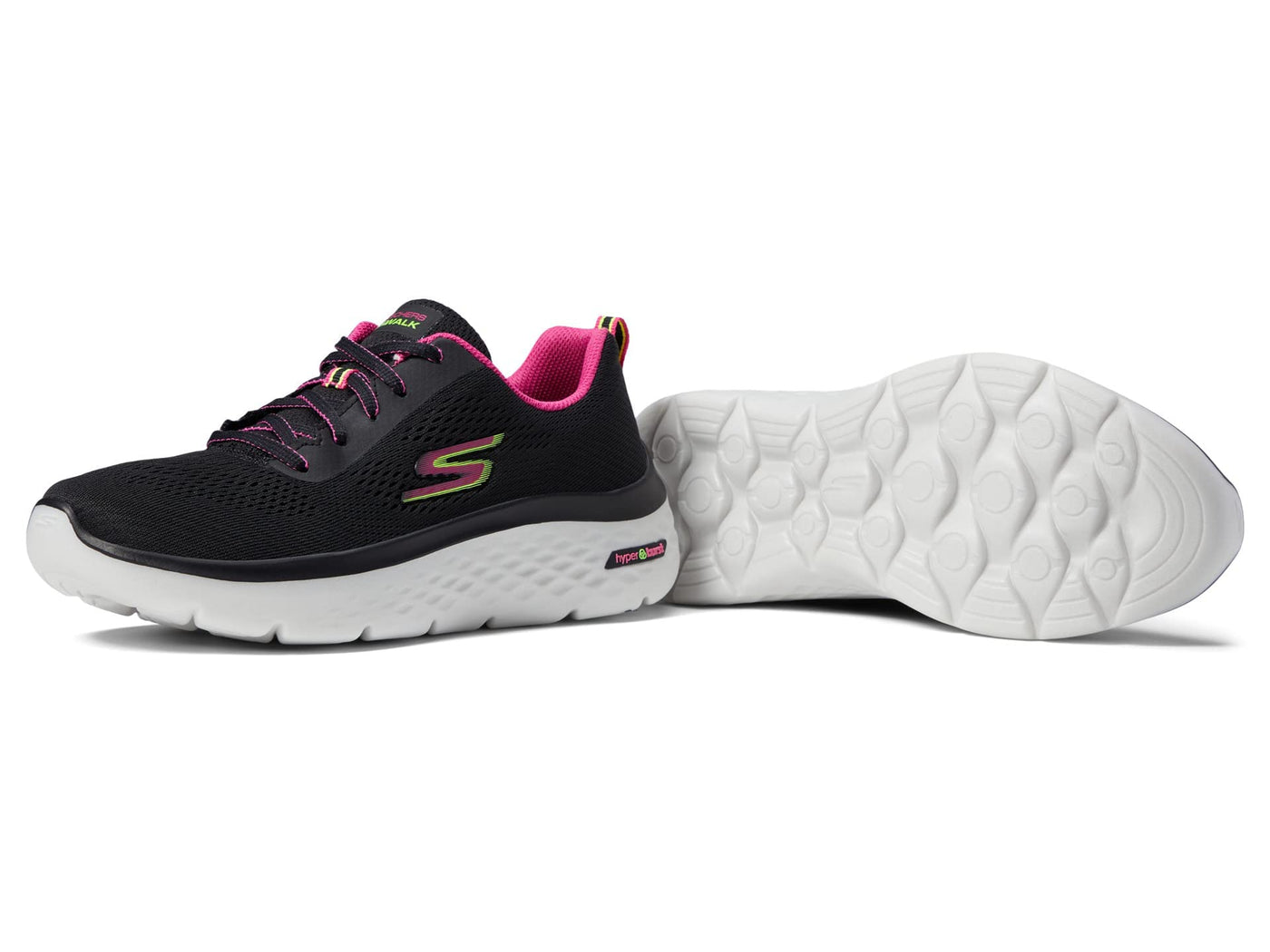 Skechers Go Walk Hyper Burst - Space Insight Black/Multi 9 B (M)