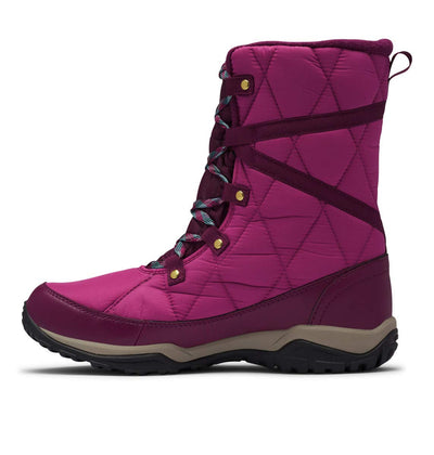 Columbia Women's Cascara Omni-Heat Snow Boot 6 Dark Fuchsia/River Blue