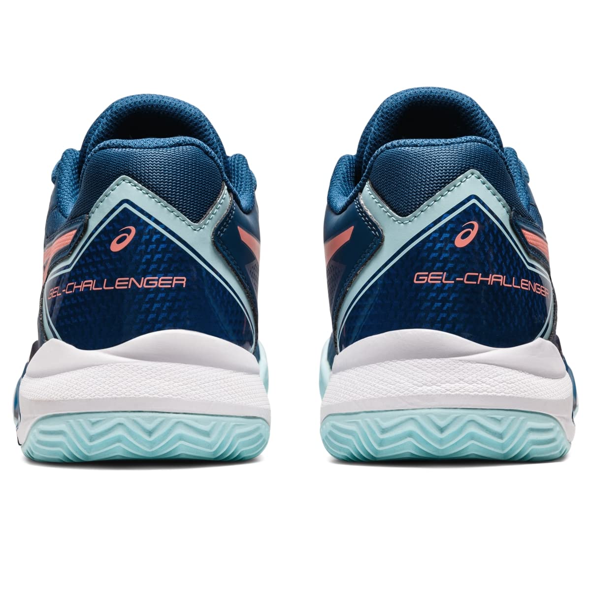 ASICS Women's GEL-CHALLENGER 13 CLAY Tennis Shoes, 10.5, LIGHT INDIGO/GUAVA