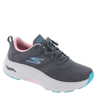 Skechers Performance Go Run Max Cushioning Arch Fit Sneaker Womens Sneaker 7 BM US Grey