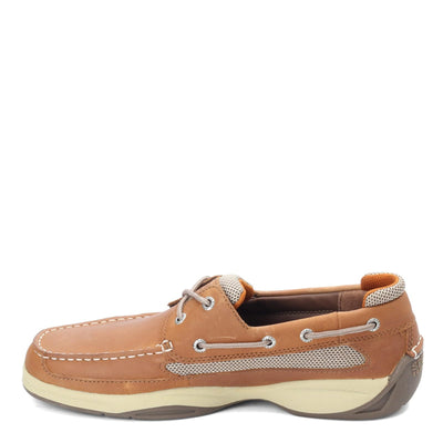 Sperry Top-Sider Lanyard 2-Eye Boat Shoe Men Dark Tan/Orange