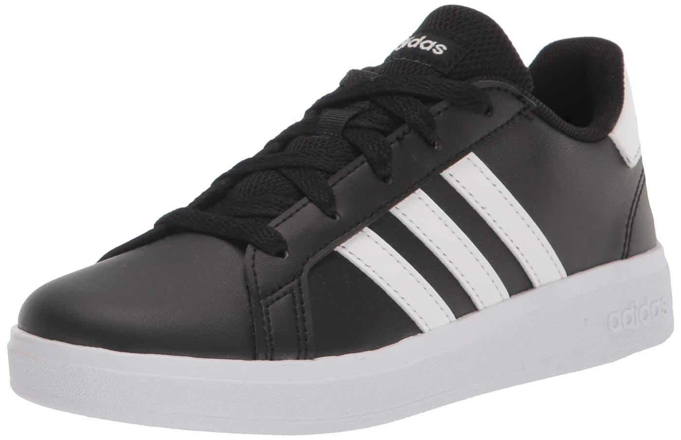 adidas Kids' Grand Court 2.0 Tennis Shoe 11.5 Little Kid Black/White/Black