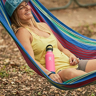 Hydro Flask Small Protective Soft Silicone Water Bottle Flex Boot, Flamingo (Fits 12 to 24 oz Bottles)