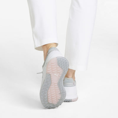 PUMA GOLF Women's Proadapt Alphacat Golf Shoe 12 Puma White-puma Silver-pink Lady