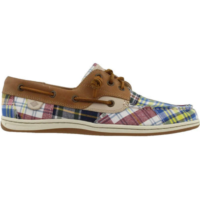 Sperry Songfish Prep Navy Multi/Tan/Madras 6.5