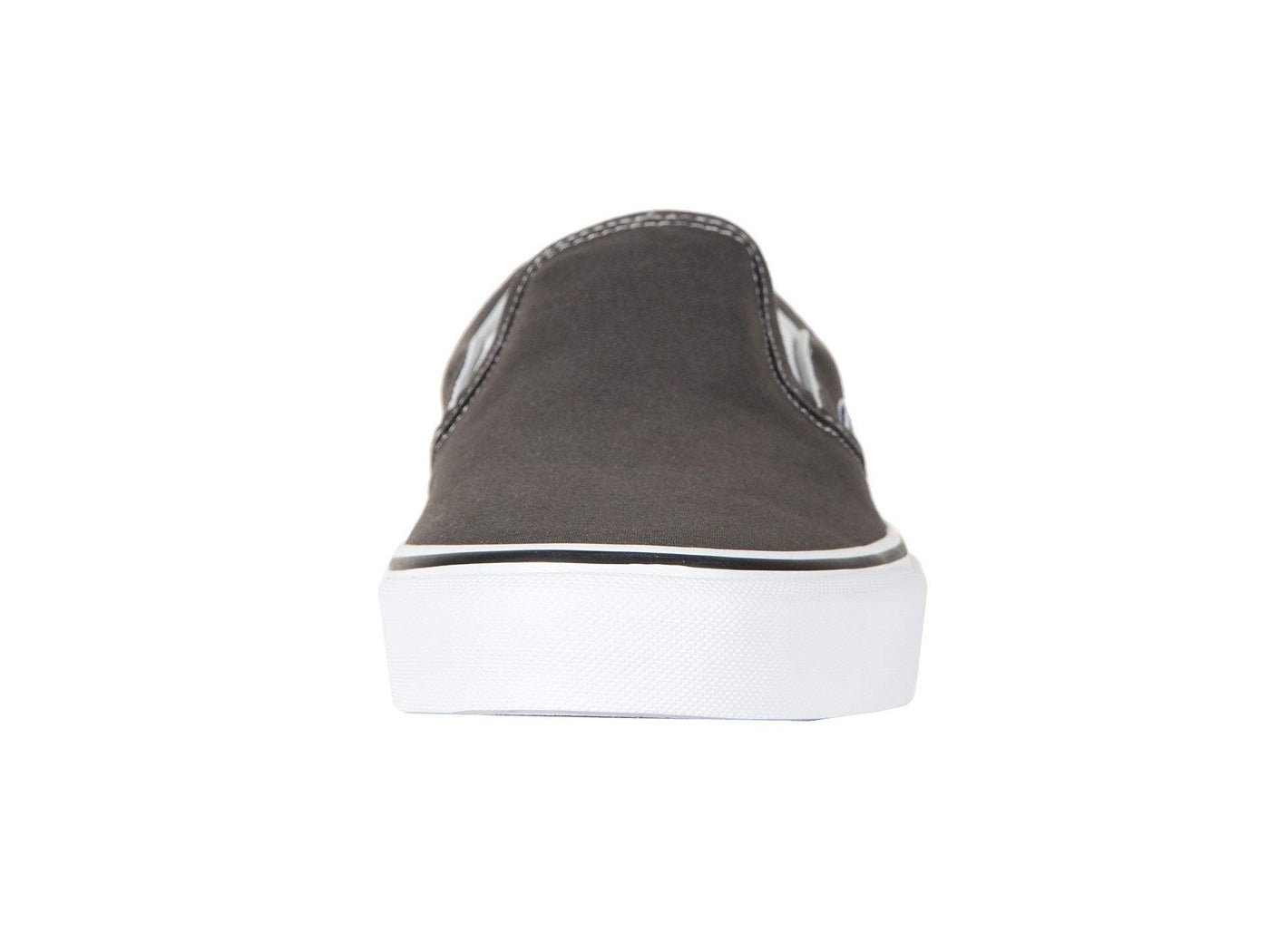 Vans Men's Classic Slip-On Core, Charcoal/White, Size 4.5